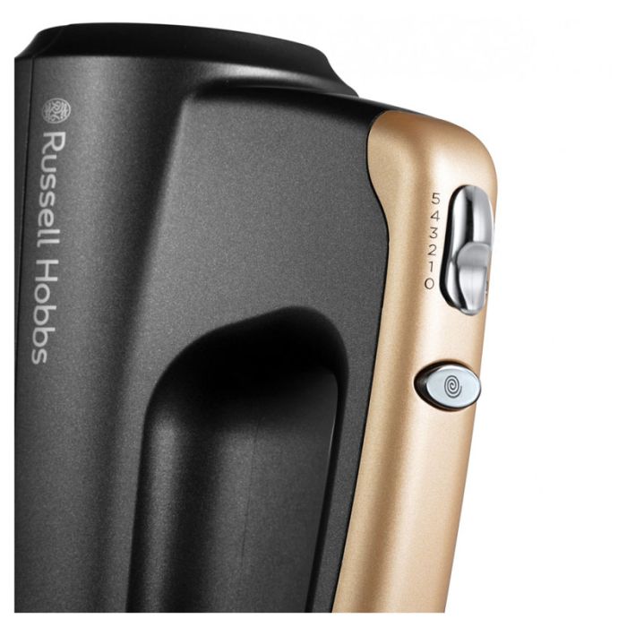BATTEUR À MAIN RUSSEL HOBBS 350W - NOIR & GOLD – Image 3