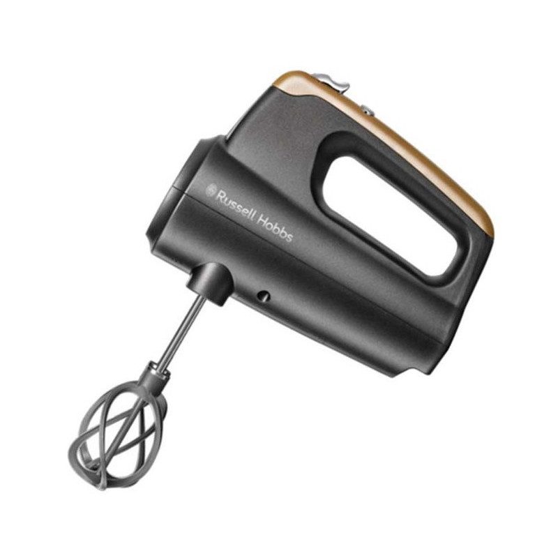 BATTEUR À MAIN RUSSEL HOBBS 350W - NOIR & GOLD