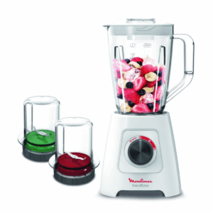 BLENDER MOULINEX FORCE 600 W BLANC + 2 ACC
