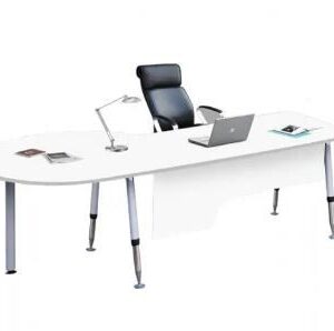 BUREAU LINEA + RETOUR ARRONDI PVC / SOTUFAB