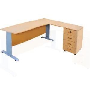 BUREAU OPÉRATEUR BASE + RETOUR + 4 TIROIRS