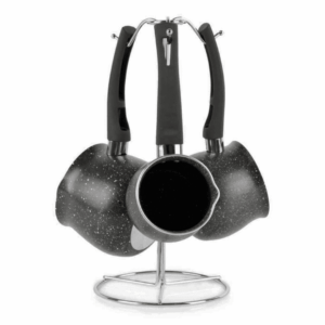 Coffee Série De Zazwa 3 Pièces En Granite PRESTO - Noir