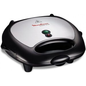 GAUFRIER MOULINEX BREAK TIME 3 EN 1 ULTRACOMPACT 700W SILVER