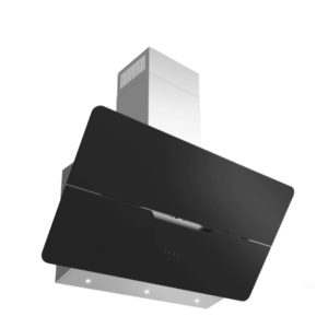 HOTTE DÉCORATIVE OLIVERA PREMIUM / 90 CM - VERRE NOIR