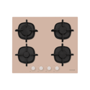 PLAQUE A GAZ SILVERLINE 4 FEUX FFD / 60 CM - BEIGE