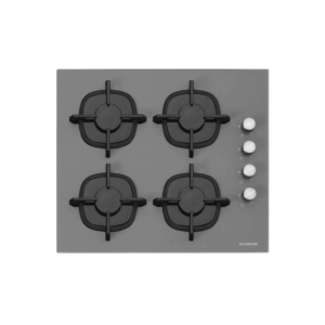 PLAQUE A GAZ SILVERLINE 4 FEUX FFD / 60 CM - GRIS