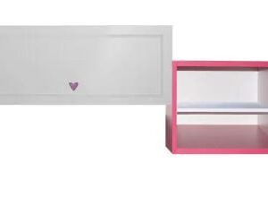 RANGEMENT BUREAU CINDY SOTUFAB BLANC ROSE