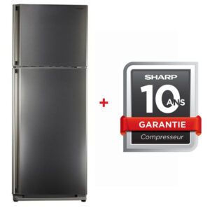 RÉFRIGÉRATEUR SHARP / 384 LITRES NOFROST - INOX