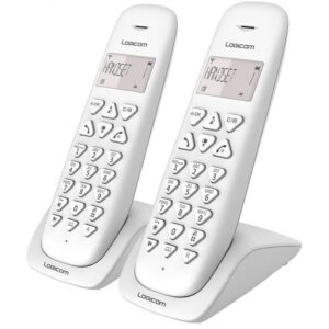 TÉLÉPHONE FIXE SANS FIL LOGICOM VEGA 250 DECT / BLANC