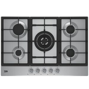 PLAQUE BEKO 5 FEUX 75CM - INOX FONTE