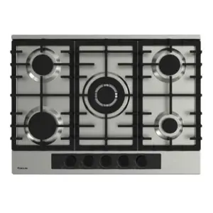 PLAQUE FOCUS 5 FEUX GAZ 70CM - TERMOCOUPLE INOX