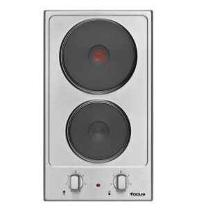 PLAQUE FOCUS 2 FEUX - INOX