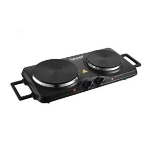 PLAQUE TECHWOOD DEUX FEUX - NOIR 2500W