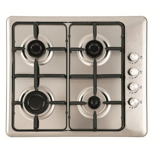 PLAQUE FRANCO 4 FEUX - INOX 60CM
