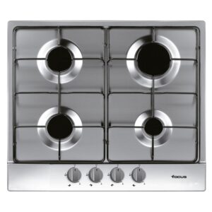 PLAQUE FOCUS 4 FEUX - INOX 60CM