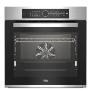 FOUR BEKO VENTILE + AFFICHEUR 13 FONCTIONS - INOX