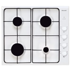 PLAQUE DE CUISSON , BRANDT 60CM , VITRO BLANC , 4 FOYERS , THERMOCOUPLE