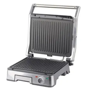 GRILLE VIANDE A CONTACT XL 2000W - 180C PLAQUE AMOVIBLE