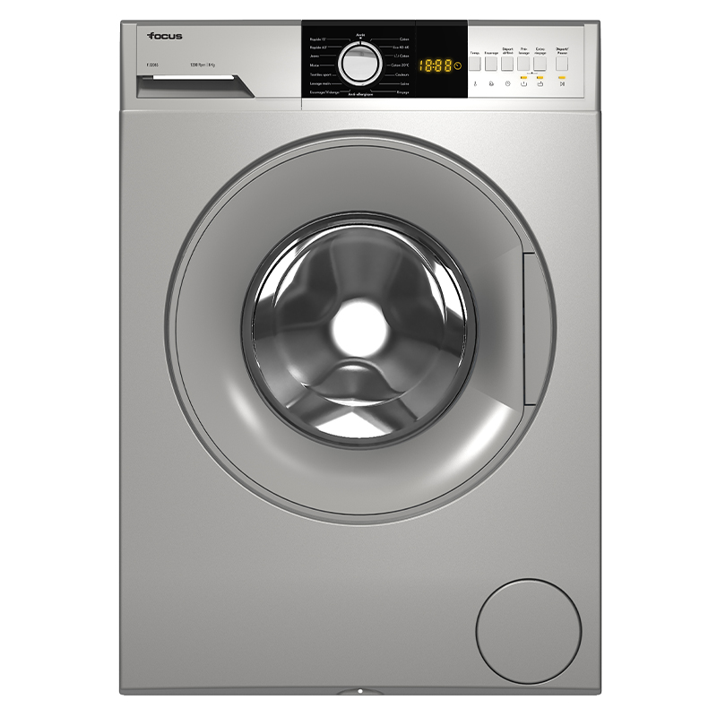 MACHINE A LAVER FRONTALE FOCUS F.1208S 8KG - SILVER