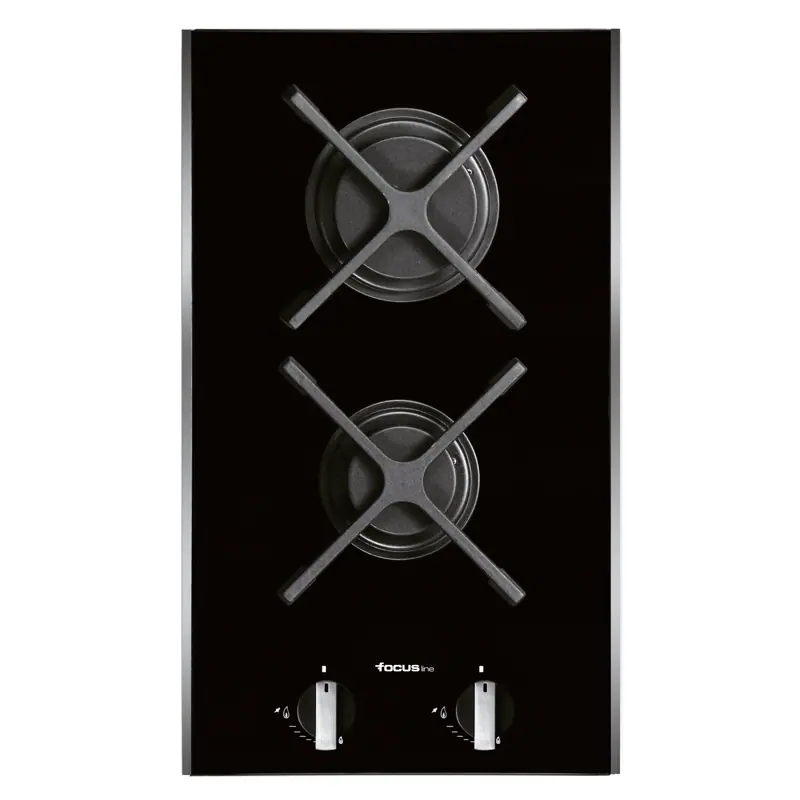 PLAQUE DE CUISSON ENCASTRBLE FOCUS SOFT.32 2 Feux 30Cm - Noir