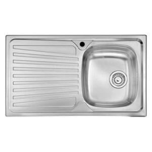 ÉVIER DE CUISINE ENCASTRABLE FOCUS FH-861-G FIRENZE 1 Bac + égouttoir - Inox