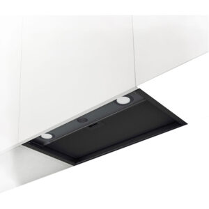 HOTTE DÉCORATIVE ENCASTRABLE FOCUS SOFT.6000 60cm - Noir