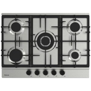 PLAQUE DE CUISSON ENCASTRABLE FOCUS F.8011XS 5 FEUX 70cm - Inox