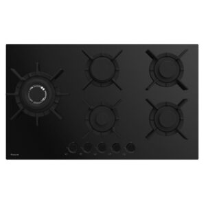 PLAQUE DE CUISSON ENCASTRABLE FOCUS F.80179BS 5 Feux 90cm - Noir