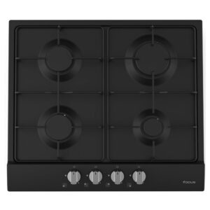 PLAQUE DE CUISSON ENCASTRABLE FOCUS F401B 4 FEUX 60cm - Noir Mate