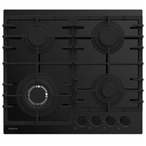 PLAQUE DE CUISSON ENCASTRABLE FOCUS F405B 4 FEUX 60 cm - Noir