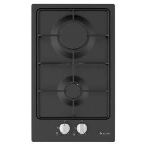 PLAQUE DE CUISSON ENCASTRABLE FOCUS F.813B 2 FEUX 30cm - Noir