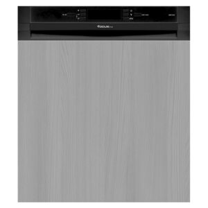 LAVE VAISSELLE SEMI-ENCASTRABLE FOCUS SOFT.1310 14 Couverts - Noir