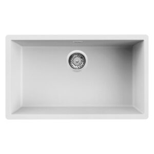 EVIER SOTTOTOP 76 CM FOCUS SMILE.76W LINE-BLANC