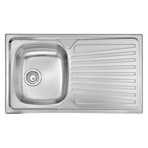 EVIER FIRENZE 1 BAC 86CM INOX DROITE FH.861.D FOCUS LINE