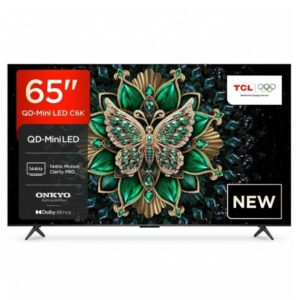 TV TCL 65" SMART C6K QLED MINI LED - NOIR