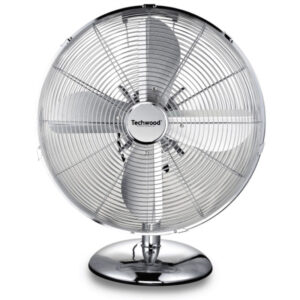 VENTILATEUR DE TABLE CHROMÉ TECHWOOD TVI-339