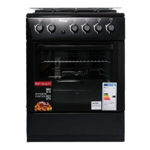 CUISINIÉRE A GAZ PROCOOK TG6640NR 60 cm – Noir