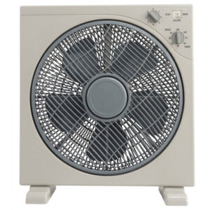 VENTILATEUR CARRÉE BOX FAN KYT-1201 - Blanc & Gris