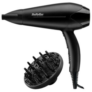 SÉCHE CHEVEUX BABYLISS Avec Diffuseur D563DE 2100W - Noir