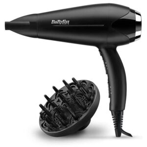 SÉCHE CHEUVEUX LONIQUE BABYLISS D572DE TURBO Smooth 2200W - Noir&Silver