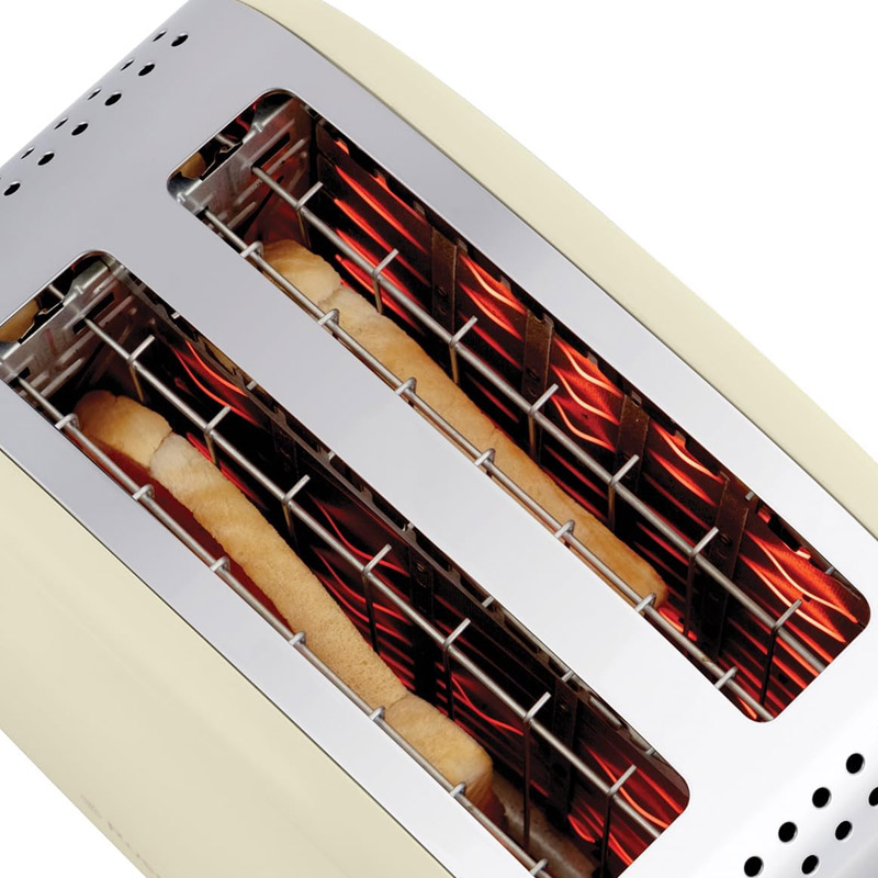 GRILLE PAIN RUSSEL HOBBS Colours Plus 26551-56 1670W - Crème – Image 2