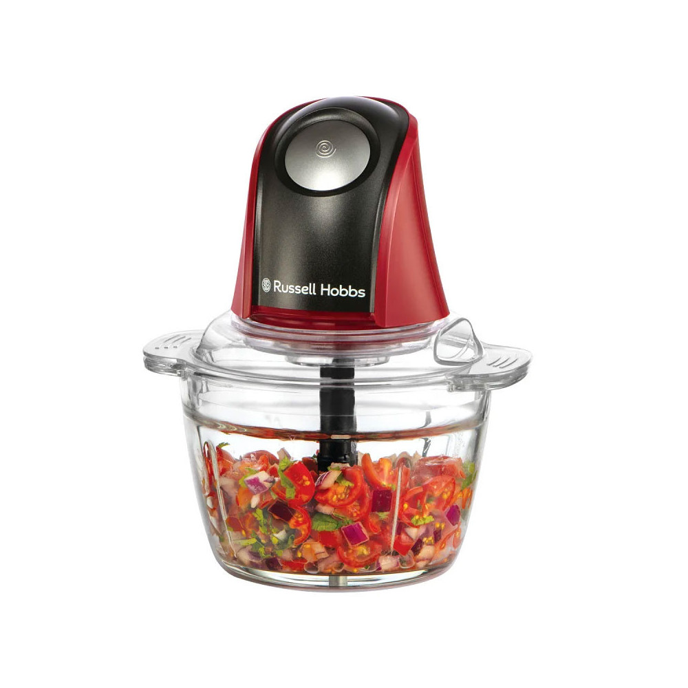 MINI HACHOIR RUSSELL HOBBS 27130-56 350W – Noir et Rouge