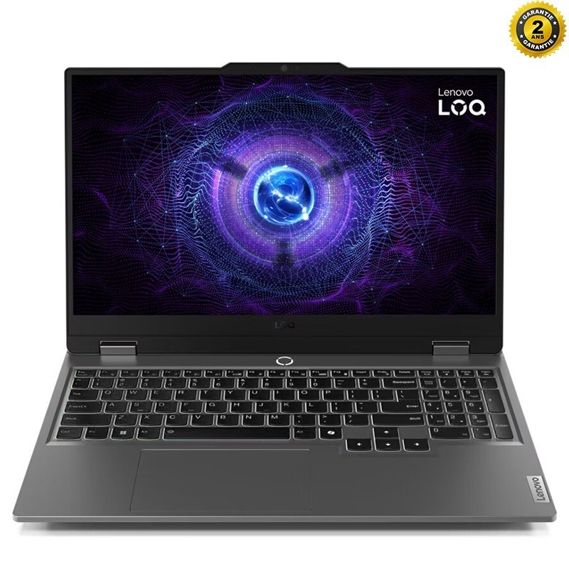 PC PORTABLE GAMER LENOVO LOQ 15IRX9 i7 13ème Gén 16G RTX 3050