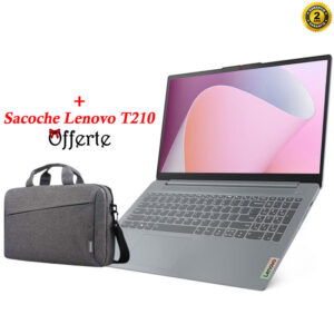 PC PORTABLE LENOVO IdeaPad Slim 3 15AMN8 AMD RYZEN 5 16G 512G SSD - Gris
