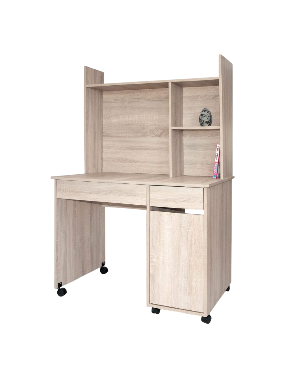 BUREAU+NICHE ZEINEB CHENE BRUT CHE20CB/BC600